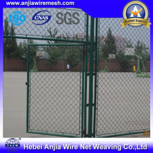 The PVC Coated Chain Link Wire Mesh Fence Gate